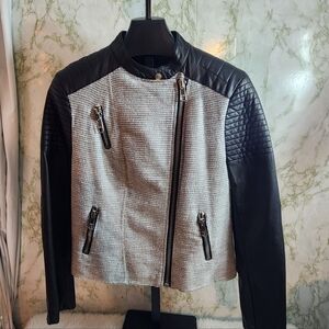 Black Rivet Moto Jacket